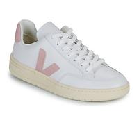 Veja Women's V-12 Logo-Appliquéd Leather and Suede Trainers - UK 3