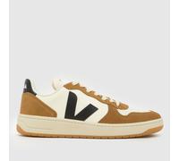 VEJA V-10 Trainers in Beige Multi UK 10 (EU 44)