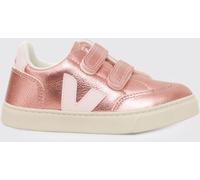 VEJA V-12 Laminated Chrome-Free Leather Sneakers - Size: 22 - female