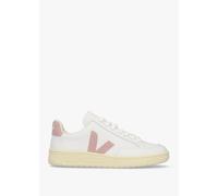 VEJA V-12 Leather Extra White Babe Trainers Size: 35, Colour: Pink Sue
