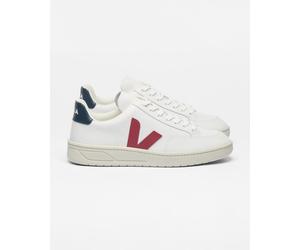 Veja V-12 Leather shoes white red - 44