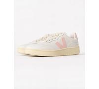VEJA V-90 OT Leather Womens Trainers - White/Petale