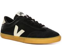 Veja Volley 70s Leather Volleyball Mens Trainers In Black White UK 7 - 12