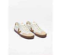 Veja Volley O.T. Leather - White and Tent Bark - 3720A-WHB VOLLEY LTH