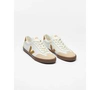 VEJA Volley Leather Womens Trainers - White/Tent/Bark - White/Tent/Bark - UK5 EU38 US7