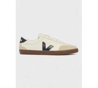 Veja Volley Suede Trimmed Leather Trainers White - W8/M7