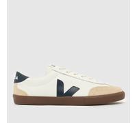 VEJA Volley Trainers in White & Navy UK 12 (EU 46)