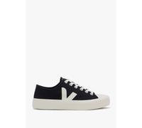 VEJA Wata II Low Black Pierre Canvas Trainers Size: 39, Colour: Black