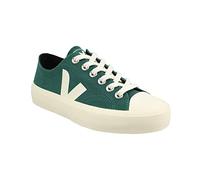 Veja WATA II LOW Womens Casual Trainers in Green Off White - 7 UK