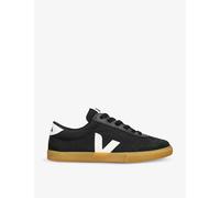 Veja Womens Blk/other Women's Volley Logo-embroidered Canvas Low-top Trainers Eur 38/5 Uk Women