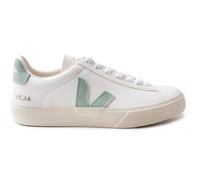 Veja Womens Campo Chromefree Leather Court Trainers White