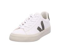 Veja Women's Campo Chrome Free Leather Trainers - Extra White/Khaki - UK 5