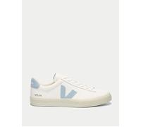VEJA Women's Campo Leather - White Steel - Size: UK 8