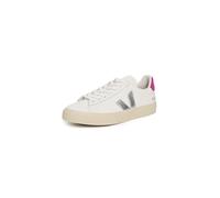 VEJA Campo Leather White Silver Ultraviolet Trainers Size: 39, Colour: