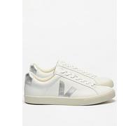 Veja Womens Esplar Logo Leather Trainer- White, White, Size 5, Women White