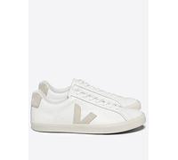 Veja Womens Esplar Logo Trainers, White/Beige, Size 7, Women White/Beige