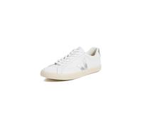 VEJA Women's Esplar Logo Extra White Silver Leather Trainers Size: 3