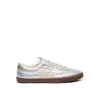 Veja Womens Panenka Leather Silver Pierre Bark