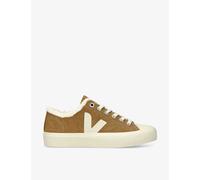 Veja Womens Tan Wata Shearling-lined Suede Low-top Trainers Eur 38/5 Uk Women