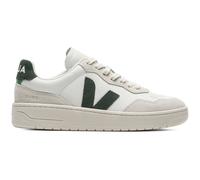 Veja V-90 Organic Traced Leather Women's Fashion Trainers - White Cyprus - Size:UK 5