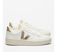 Veja Women's V-10 Trainers - White/Gold, White/Gold, Size 7, Women White/Gold