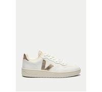 Veja Women's V-10 Trainers - White/Gold, White/Gold, Size 6, Women White/Gold