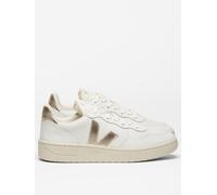 Veja Womens V-10 Prime Leather Trainers, White, Size 3, Women White