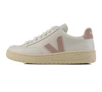 Veja Women's V-12 Logo-Appliquéd Leather and Suede Trainers - UK 5