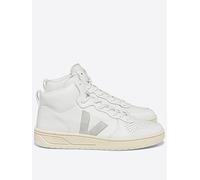 Veja Womens V-15 Sneakers - - White/Beige - Leather - Size UK 8