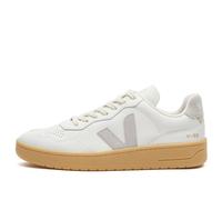 Veja Women's V-90 Sneaker in O.T Leather Extra/White/Light