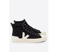 VEJA Wata II Low Black Pierre Canvas Trainers Size: 40, Colour: Black Fabric