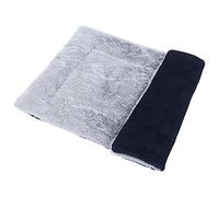 Vejaoo Dog Bed Mat Washable Cat Cushion Soft Premium Plush Dogs Mattress Sofa Dual Purpose Clearance for Small/Medium/Large Dog XZ014 (XL(100 * 70CM), Wick Dark Blue)