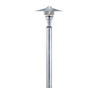 Nordlux 25168031 Vejers Post Light, IP54, galvanised steel, 1.3m-2m