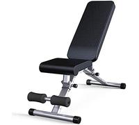 VejiA Adjustable Dumbbell Bench Abdominal Muscle Board Training Sports Multifunction Multiple folding Small footprint Fitness Equipment Mmen and Women General Purpose