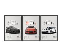 VejiA Car Poster Canvas Wall Art 911 GT Turbo Posters For Men Bedroom Aesthetics Decor (12x18, Unframed 01)