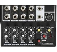 VejiA Dj Q48 Portable 8-channel Stereo Audio Sound Mixer Microphone Amplifier Console Mesa De Mezclas