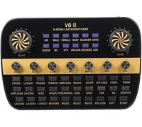 VejiA Live Sound Card Intelligent Volume Adjustable Audio Mixer Sound Card for Computer Pc Live Sound