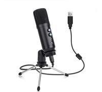 VejiA Metal USB Microphone for Computer Condenser Recording PC Microphone for Windows Gaming, Podcast,Chatting