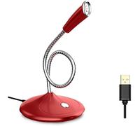 VejiA Microphone 360° Adjust Freely Studio Speech Mini Mic Gaming Chatting Recording USB Microphone Desktop PC Laptop