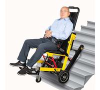 VejiA Mobile Stair Chair, Transport Folding Stair Chair Lift Wheelchair Electric Lightweight Stair Chair, Stair Assist Chair with Lifting Chassis Can Go Up and Down Stairs