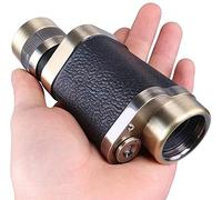 VejiA Telescope 8X30 High Outdoor Adult Waterproof Concert, Outdoor Camping, Tourism, Mountain Climbing,Low-light night vision bronze telescope, Can