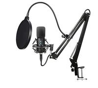VejiA VejiAProfessional Suspension Microphone Kit for Live Stream Broadcasting Sound Condenser Mic Set