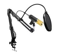 VejiAUSB Capacitive Microphone Vocal Wired Mic for Live Kits Professional USB Radio Desktop for PC Computer