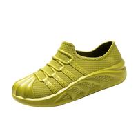 vejtmcc Men's Trainers Shoes Sports Shoes Trainers Running Shoes Road Running Shoes Walking Shoes Slip On Lightweight Breathable Mesh for Jogging, Training, Fitness Trainers Work Shoes, Z01 green, 9