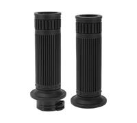 VekAuto 1" 25mm 1.1" 28mm Motorcycle Hand Grips Cover Kit Non Slip TPU Handlebar Grips for Motorcycle Scooter Bicycle ATV Black 1 Set Stripe Pattern