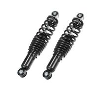 VekAuto 1 Pair Motorcycle Rear Suspension Shock, 280mm Rear Air Suspension Shocks Struts Spring Universal for Motorcycle Durable Steel Black Left Right
