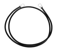 VekAuto 1 Pc Battery Inverter Cable 10 AWG Gauge 3FT 3/8" Lug Battery Cable Universal for Car Vehicle Boat RV Solar Tinned Copper Black