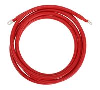 VekAuto 1 Pc Battery Inverter Cable 2 AWG Gauge 10FT 5/16" Lug Battery Cable Universal for Car Vehicle Boat RV Solar Tinned Copper Red