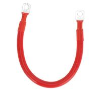 VekAuto 1 Pc Battery Inverter Cable 2 AWG Gauge 1FT 5/16" Lug Battery Cable Universal for Car Vehicle Boat RV Solar Tinned Copper Red