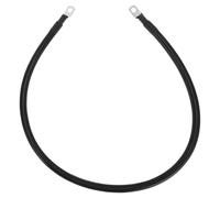 VekAuto 1 Pc Battery Inverter Cable 2 AWG Gauge 2.5FT 5/16" Lug Battery Cable Universal for Car Vehicle Boat RV Solar Tinned Copper Black
